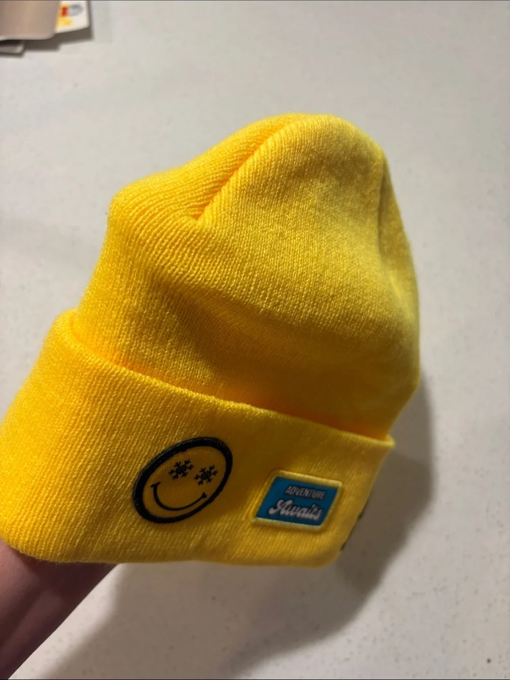 Pacifico Yellow Knit Beanie